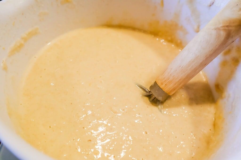 Sourdough discard pancake batter