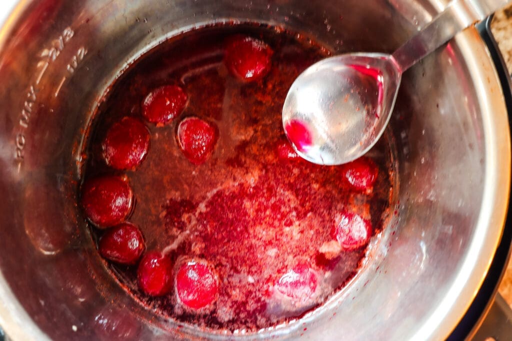 pickling liquid with beets