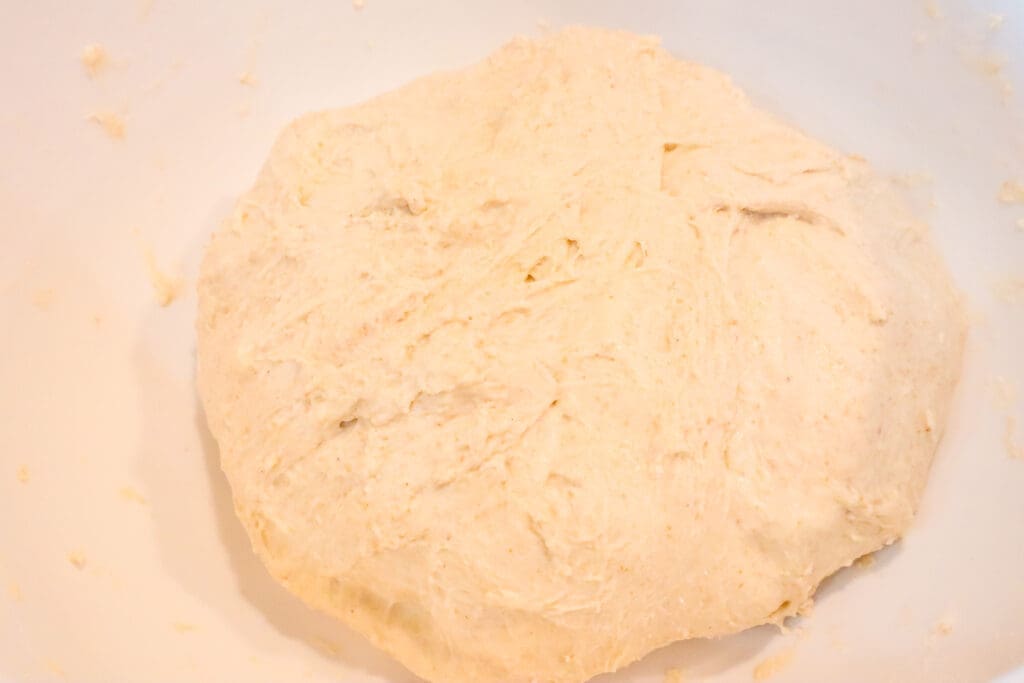 bulk ferment sourdough bread dough