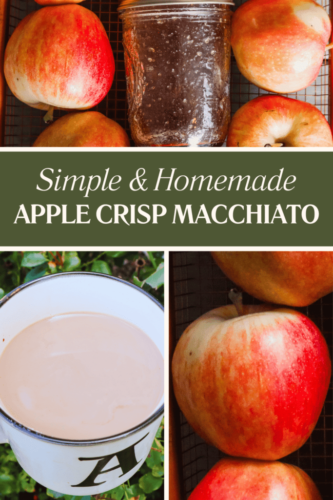 Simple & Homemade Apple Crisp Macchiato